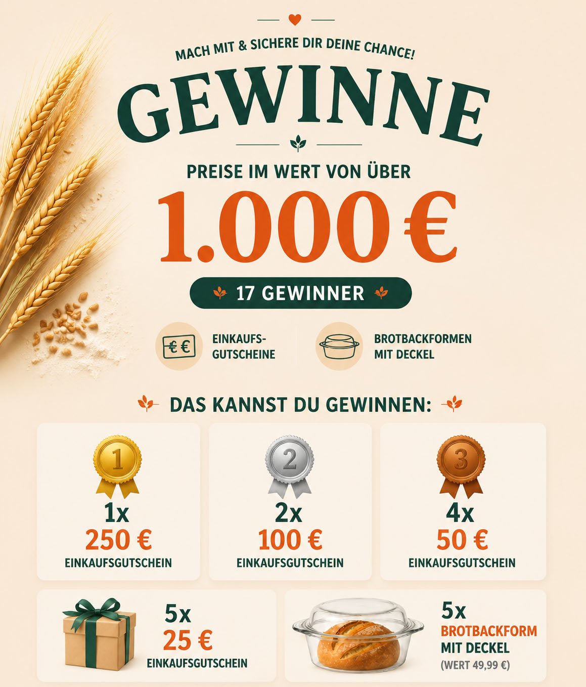 Bake with Love Gewinnspiel